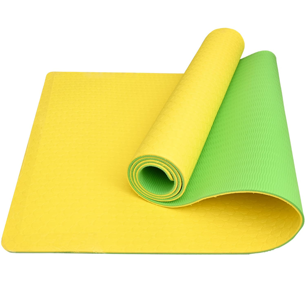 HACER Yoga Mat 6mm Thickness Unisex DualSided NonSlip AntiTear EVA Exercise Mats for Pilates Stretching Floor & Fitness Worko