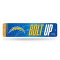 Rico Industries NFL Football Los Angeles Chargers Metal Street Sign 4 x 15 Home D  cor - Bedroom - Office - Man Cave