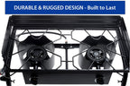 Flame King 200,000 Btu Propane Burner Gas Stove Heavy Duty Turkey Fryer/Camp Cooker, Portable With Stand Great For Outdoor Cooki