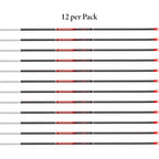 Bloodsport Evidence Bare Shaft Precise Durable Carbon Hunting Arrow For Compound Bow - 31'' Length, 165'' Micro-Diameter, 001''