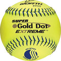 Worth | Slowpitch Softballs | 12 | USSSA Approved | SYCO Gold Dot Extreme / Classic M | 12 Count