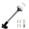 Obcursco Boat Stern Lights, IP67 Waterproof Fold-Down White LED Anchor Light for Marine, Pontoon, Fishing, Bass, and Jon Boats(1