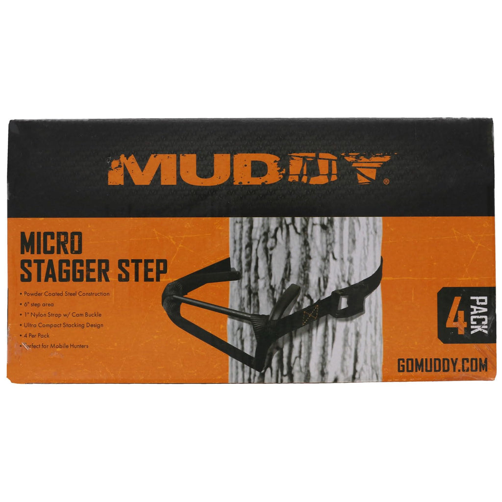 Muddy Micro Stagger Steps Treestand Climbing System 4PK