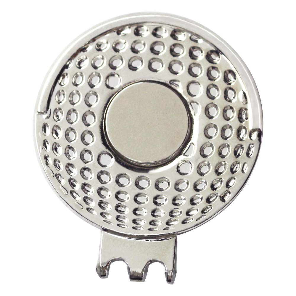 Myartte Golf Ball Markers Hat Clips Golf Accessory Gift Sets (Snowfake Black)