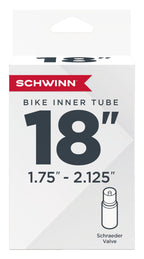 Schwinn Replacement Bike Tube Schrader Valve, Traditional, 18-Inch X 1.75-Inch-2.125-Inch