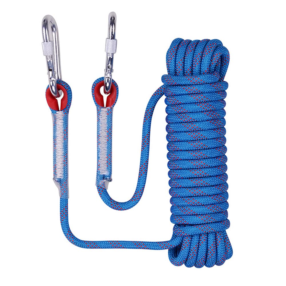 Northpada 10Mm 20Meter Climbing Rope Nylon Rock Static Outdoor Boat Anchor Marine Rope Dock Lines Arborist Rope Hoist Rigging Li