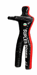 Suples Wrestling Dummy with Legs - Black Vinyl - (Med - 65 lbs) Freestyle, Judo, MMA, Jujitsu, Grappling, Wrestling, Boxing, Fig