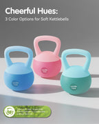 Soft Kettlebell - Cushioned Impact-Resistant Base and Anti-Slip, Kettle bell Anti-Slip Grip Weight for Home Workouts, Safe Stren