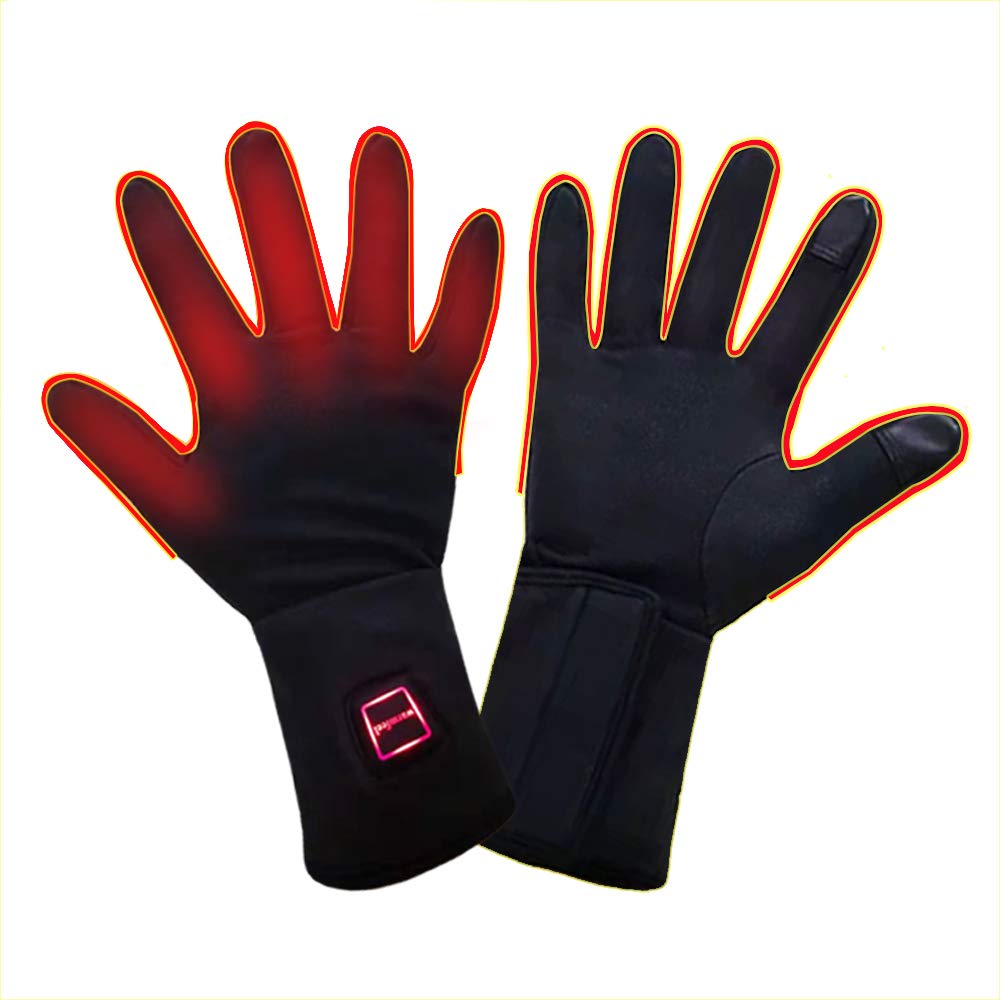 Lpcrilly Rechargeable Heated Gloves For Men And Women, Heated Gloves For Arthritis Hands,Ultrathin Hand Warmer Gloves Screen Tou
