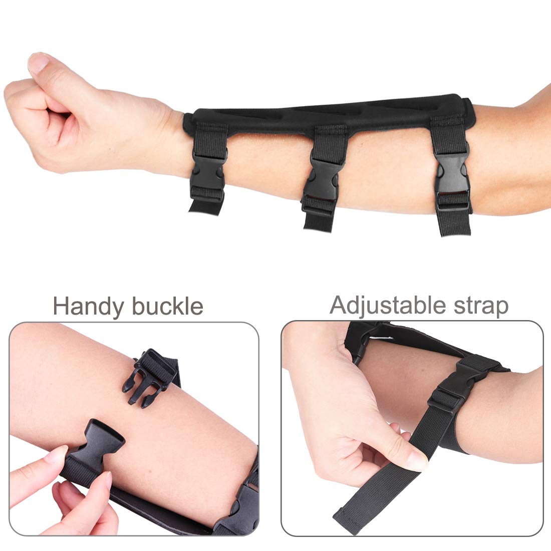 Kratarc Archery Lightweight Finger Tab Gloves & Arm Guard Adjustable Arm Protector For Hunting Target Shooting Accessory Recurve
