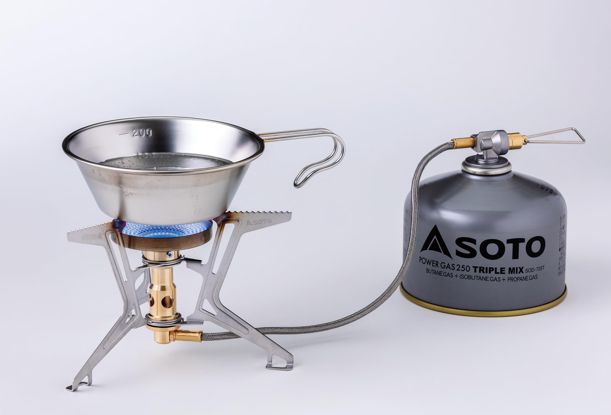 Soto Fusion Trek Detachable Camping Stove With Micro Regulator Valve System, Wind-Resistance Camp Stove For Outdoors, Camping, H
