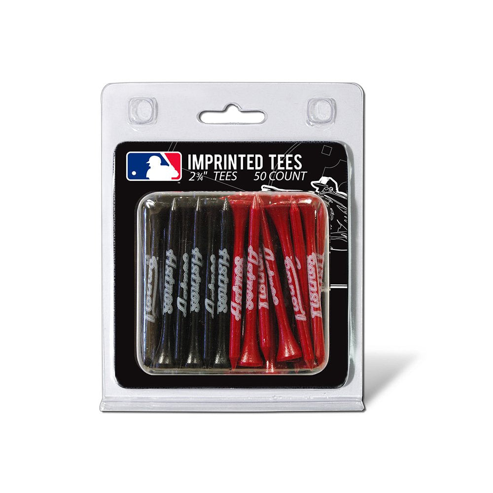Team Golf MLB Houston Astros Pack Of 50 Golf Tees 2-3/4 Golf Tees, 50 Pack, Regulation Size, Multi Team Colors