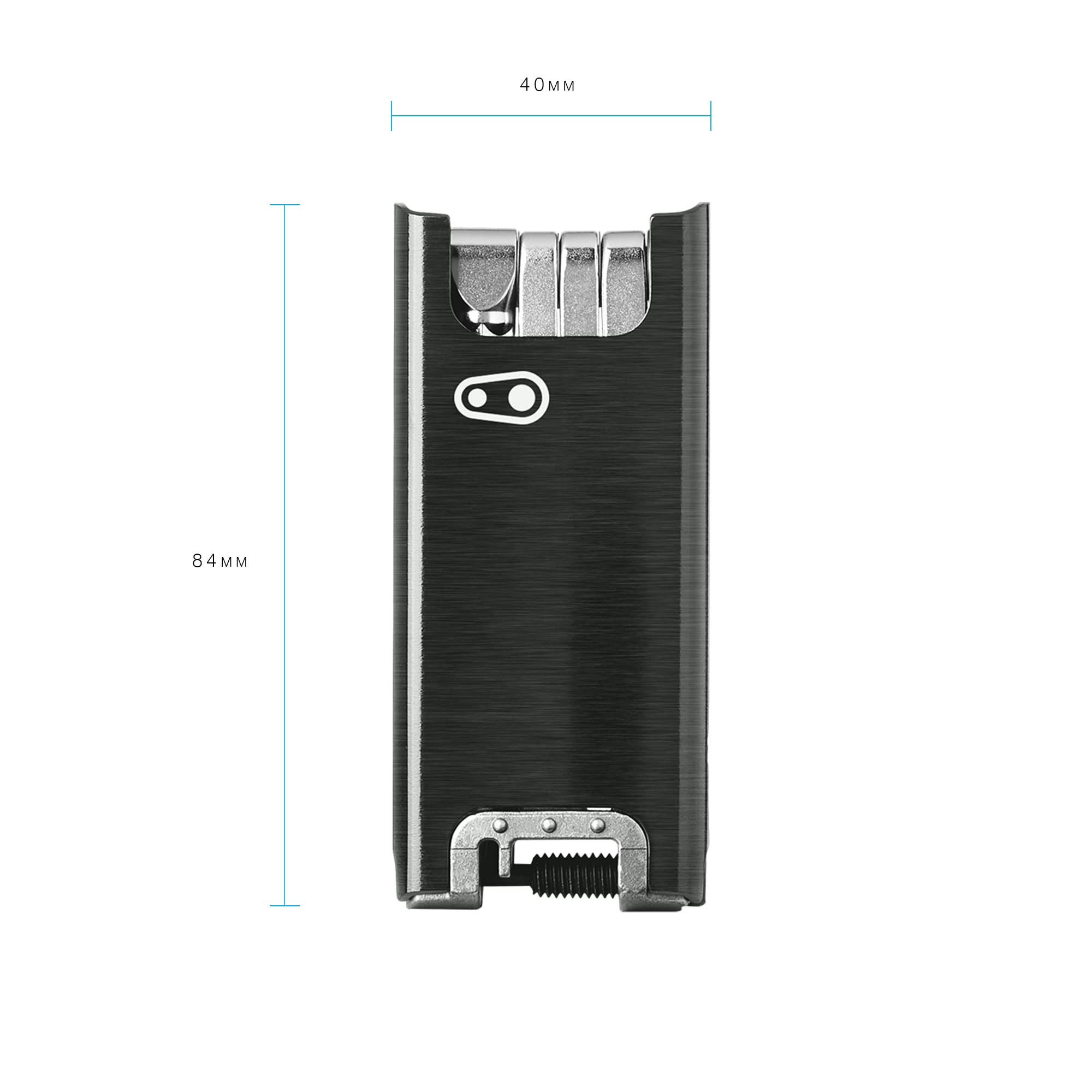 Crankbrothers F 15 Bike Tool - Mtb Multitool Black - 15 Bicycle Tools (15 In 1 Tool), Ergonomic And Lightweight