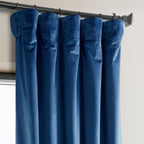 Hpd Half Price Drapes Heritage Plush Velvet Curtains For Bedroom  Living Room 50 X 84, Vpyc-198604-84 (1 Panel) Pisces Blue