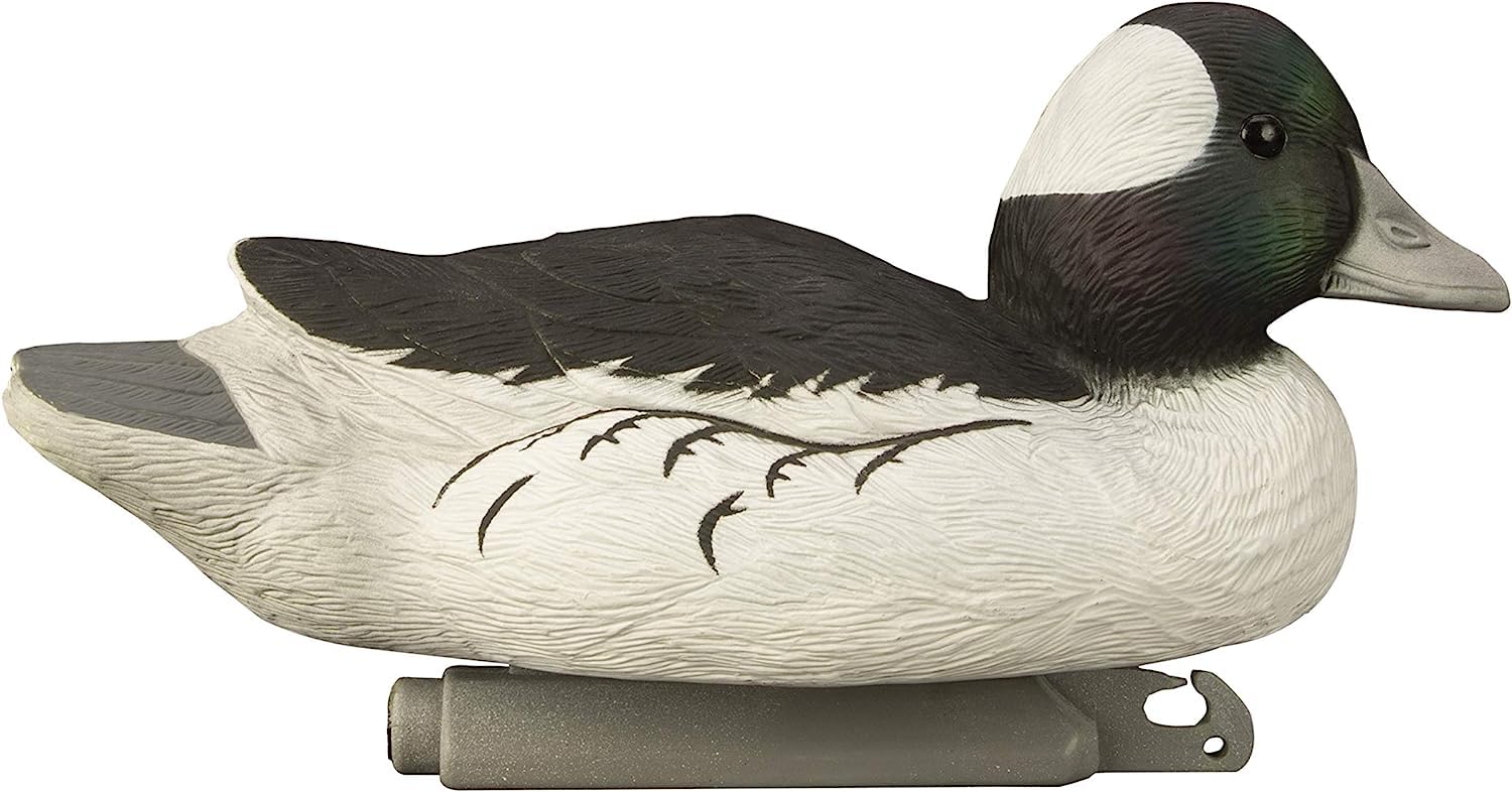 Higdon Outdoors Standard Bufflehead Duck Decoys, All Drakes, Foam-Filled