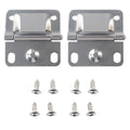 Cooler Stainless Steel Hinges With Screws Set Replacement -Compatible With Coleman Camping Ice Chest Coolers Accessories 5235 62
