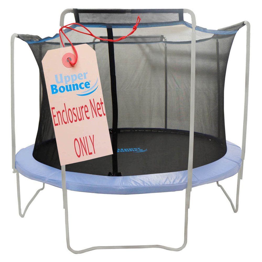 Upper Bounce Round Trampoline Safety Net Round Trampolines Using Variant Straight Poles Breathable Weather Resistant Trampoline