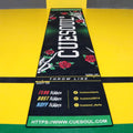 Cuesoul Heavy Duty Darts Mat Includes Both Official Soft & Steel Tip Throwline Rose Skull