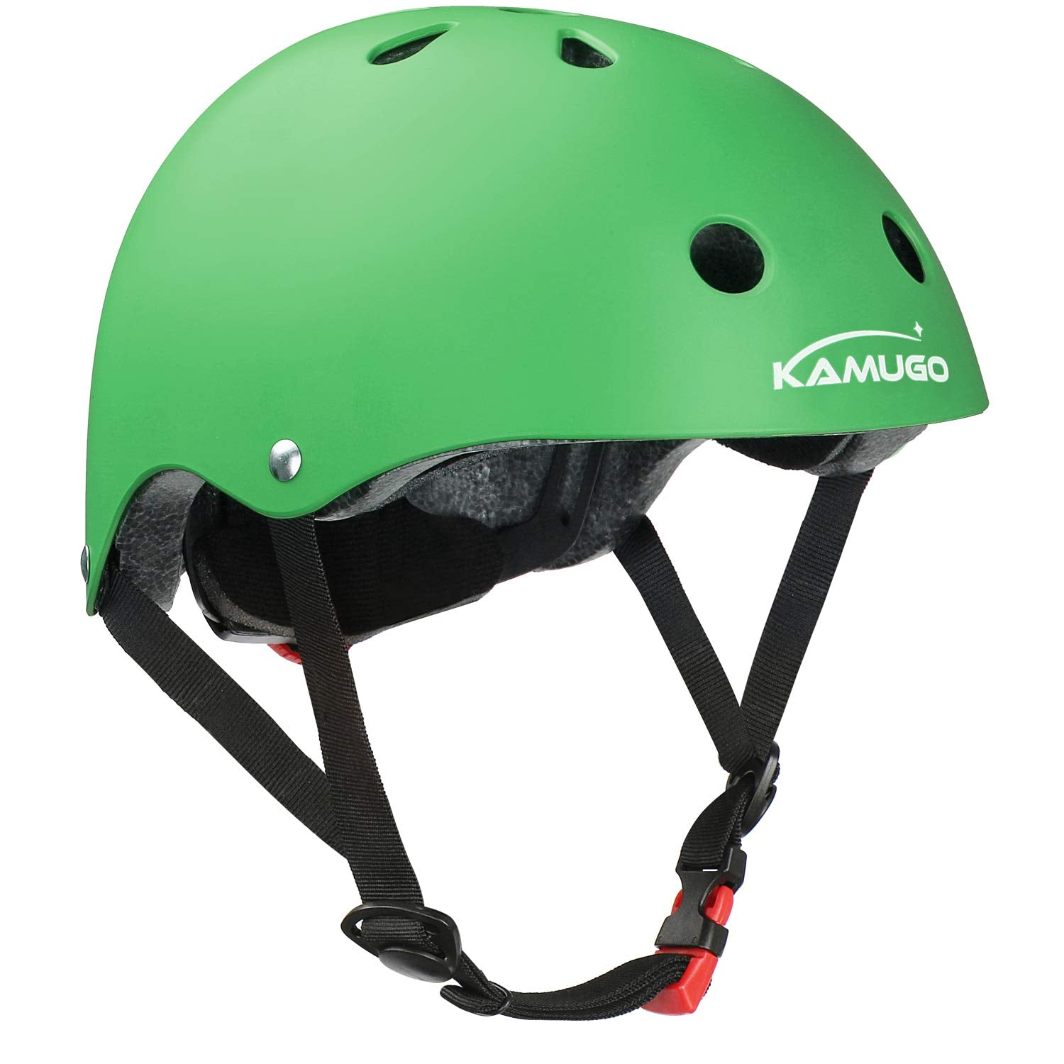 Kamugo Kids Bike Helmet,Toddler Helmet Adjustable Bicycle Helmet Girls Or Boys Ages 2-3-4-5-6-8 Years Old,Multi-Sports For Cycli