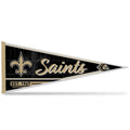Rico Industries NFL Football New Orleans Saints Classic 12 x 30 Felt Wall D  cor Pennant - Great for Home/Bed Room/Man Cave D  c