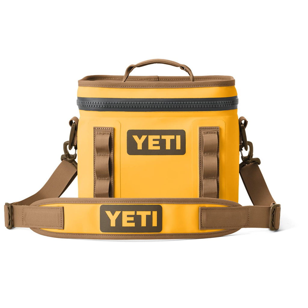 YETI Hopper Flip 8 Portable Cooler, Field Tan/Blaze Orange