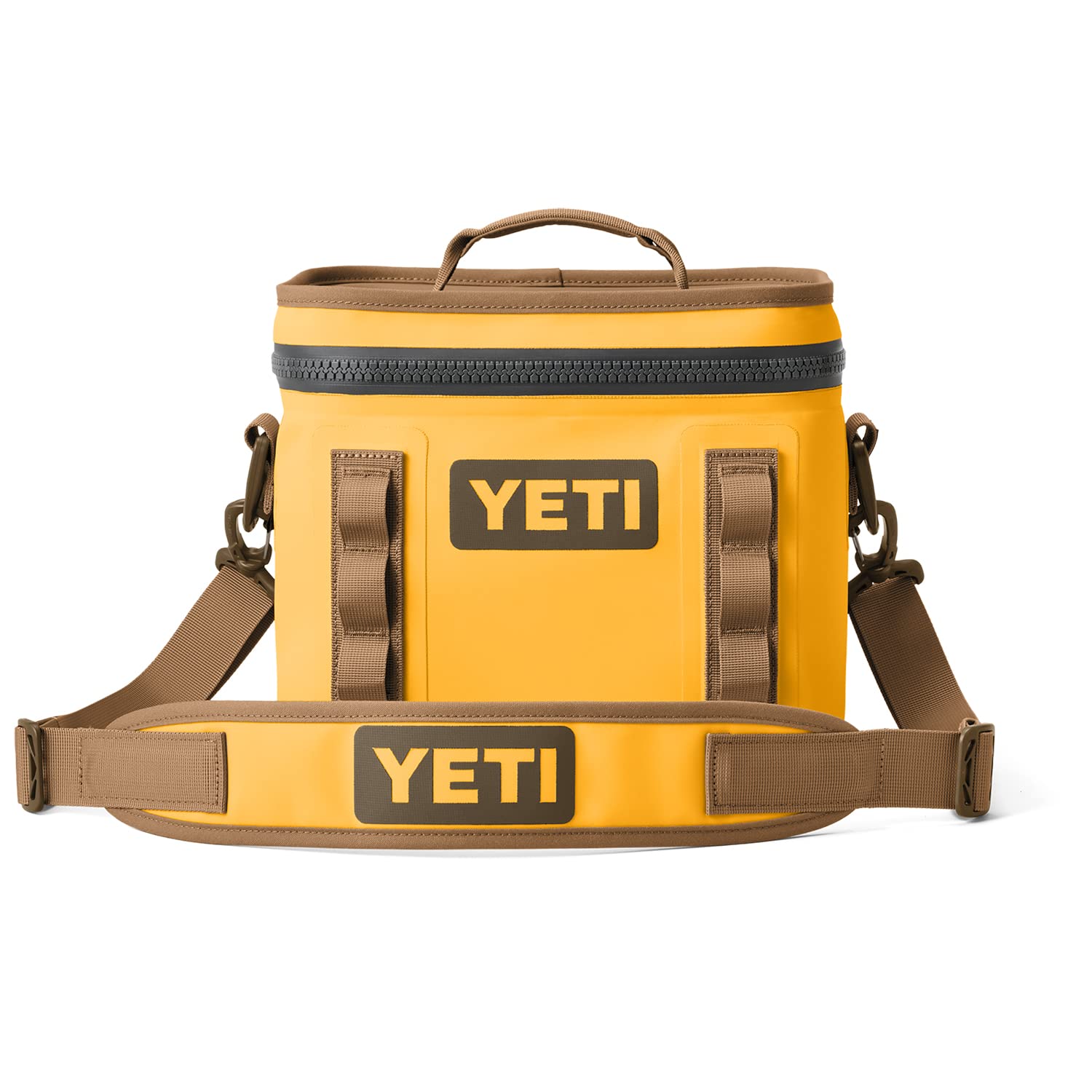 YETI Hopper Flip 8 Portable Cooler, Field Tan/Blaze Orange