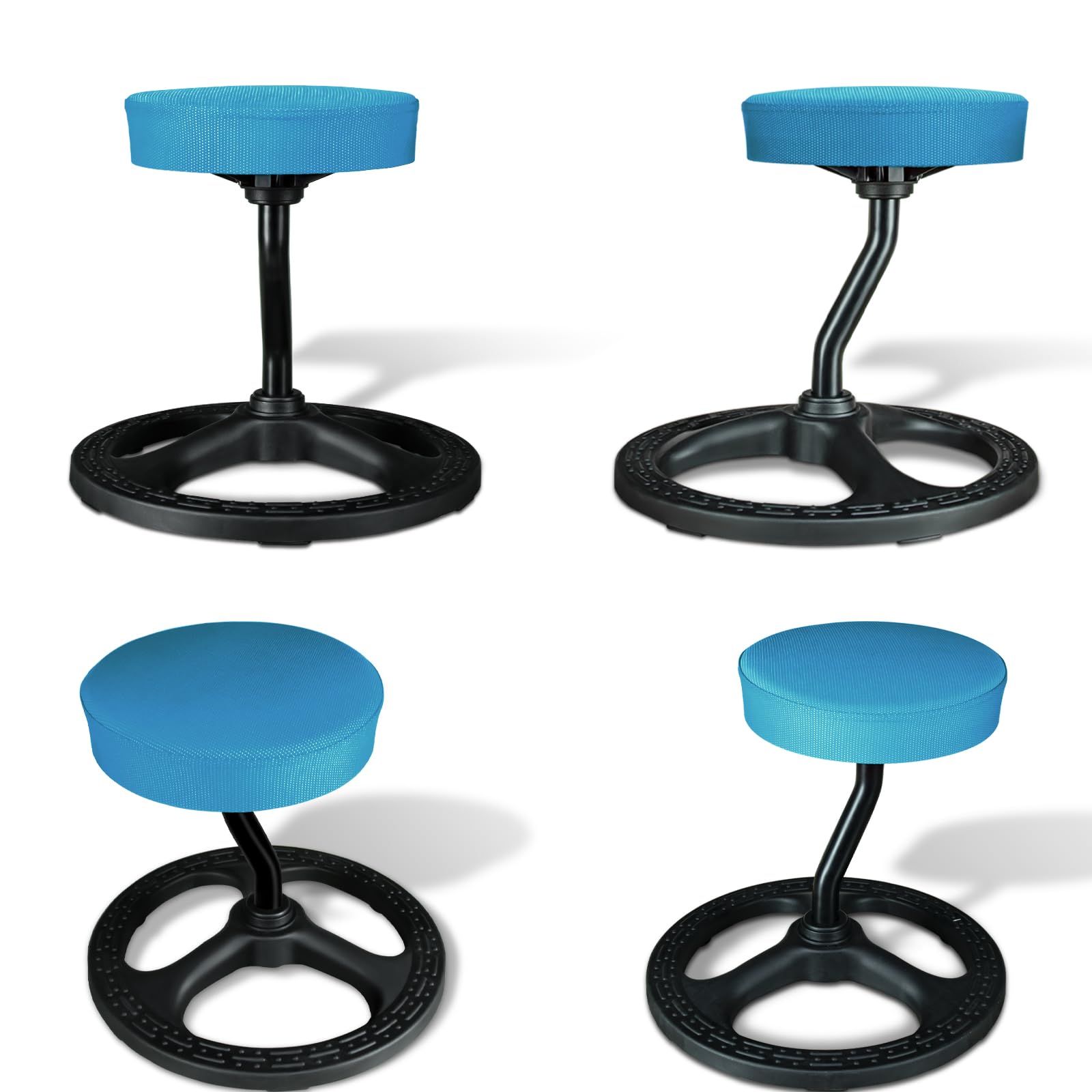 Upaloop Fitness Seat, Adhd Chair Stool For Stability, Balance, Yoga, Office, School, Wellness, Active Sitting With Non-Slip Base