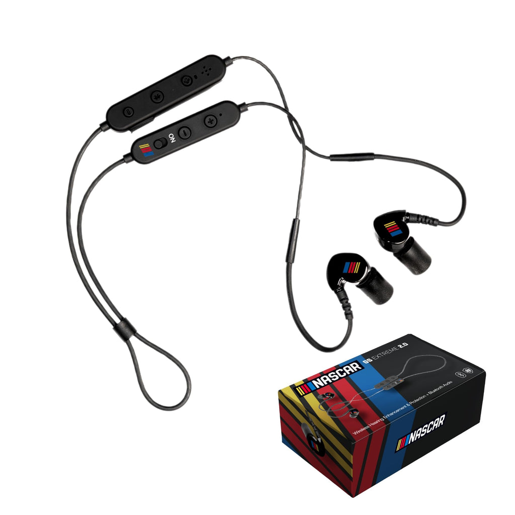 Axil Gs Extreme Nascar 2.0 Shooting Ear Buds - Hearing Enhancement & Noise Isolation Bluetooth Earbuds - W/Dynamic Speakers - 25