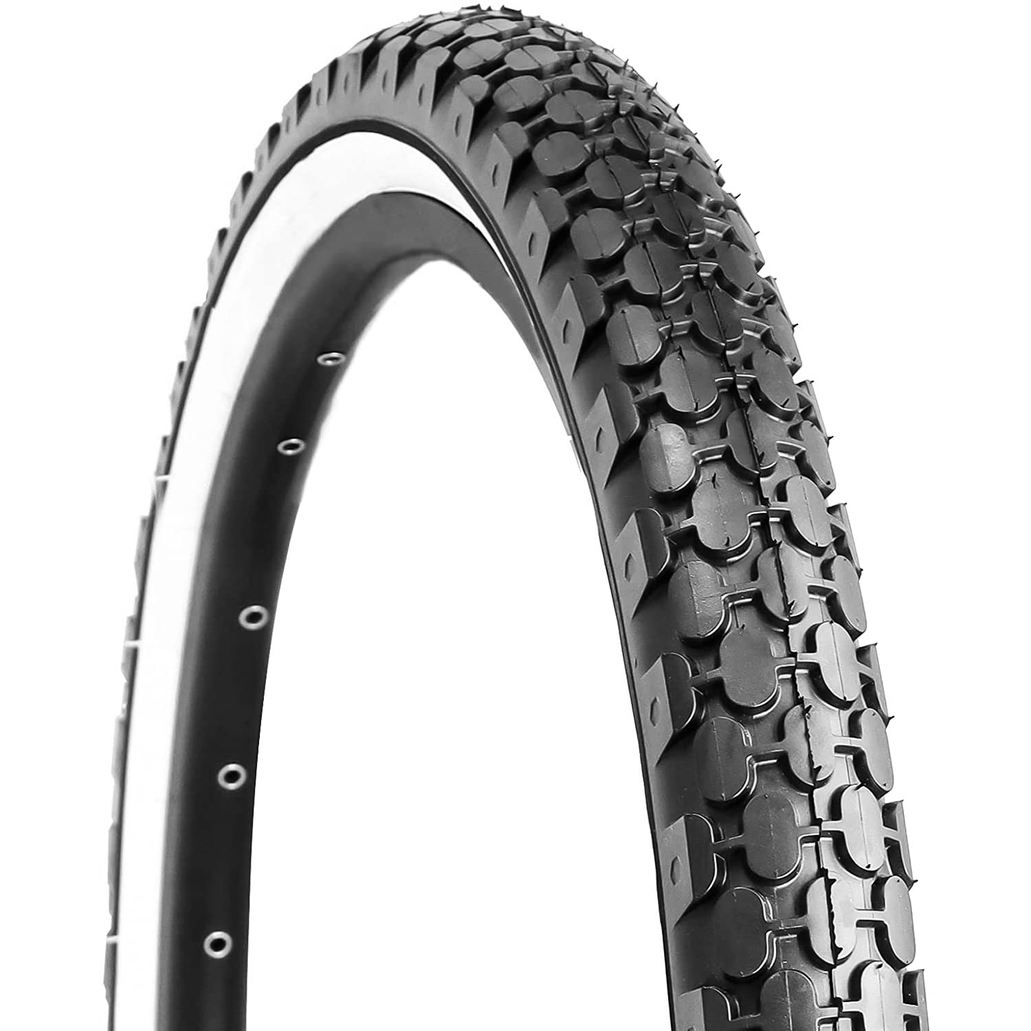 Hycline Bike Tire,26''X2.125''Folding Replacement Tire For Beach Cruiser Bicycle-White
