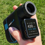 Shot Scope Pro Lx+ Laser Rangefinder With Shot Tracking (Blue) - F/M/B Green And Hazard Distances - 100+ Statistics Including St