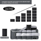 Adjustable Ankle Weights For Women Men Kids 1-8 Lbs 1 Pair Wrist Leg Arm Weights With Removable Weight, Strength Training Weight