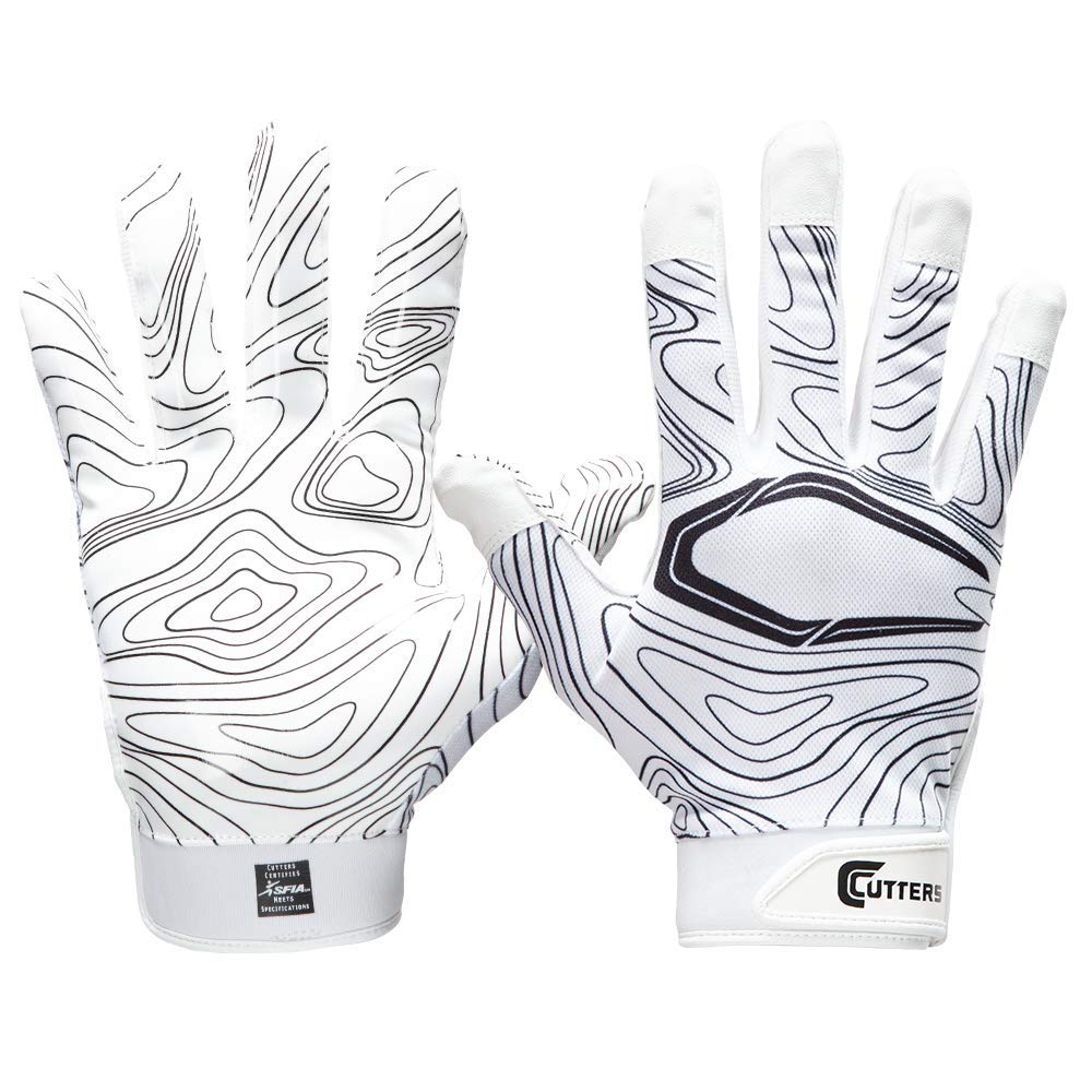 Cutters Game Day Receiver Glvs Flag S/M