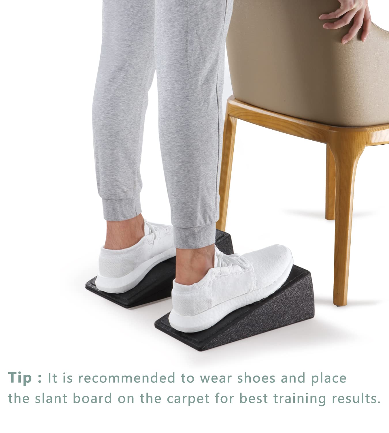 Slant Board 3Pcs 12''Squat Wedge Calf Stretcher For Physical Therapy Equipment Plantar Fasciitis,Heel, Foot Stretching, Shin Spl