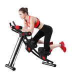 Fitlaya Fitness Ab Machine, Ab Workout Equipment For Home Gym, Height Adjustable Ab Trainer, Foldable Fitness Equipment With Res