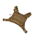 Chardime chest bag for men and Women,chest pack Lots of storage, Water Resistant Running Chest Pack(brown)