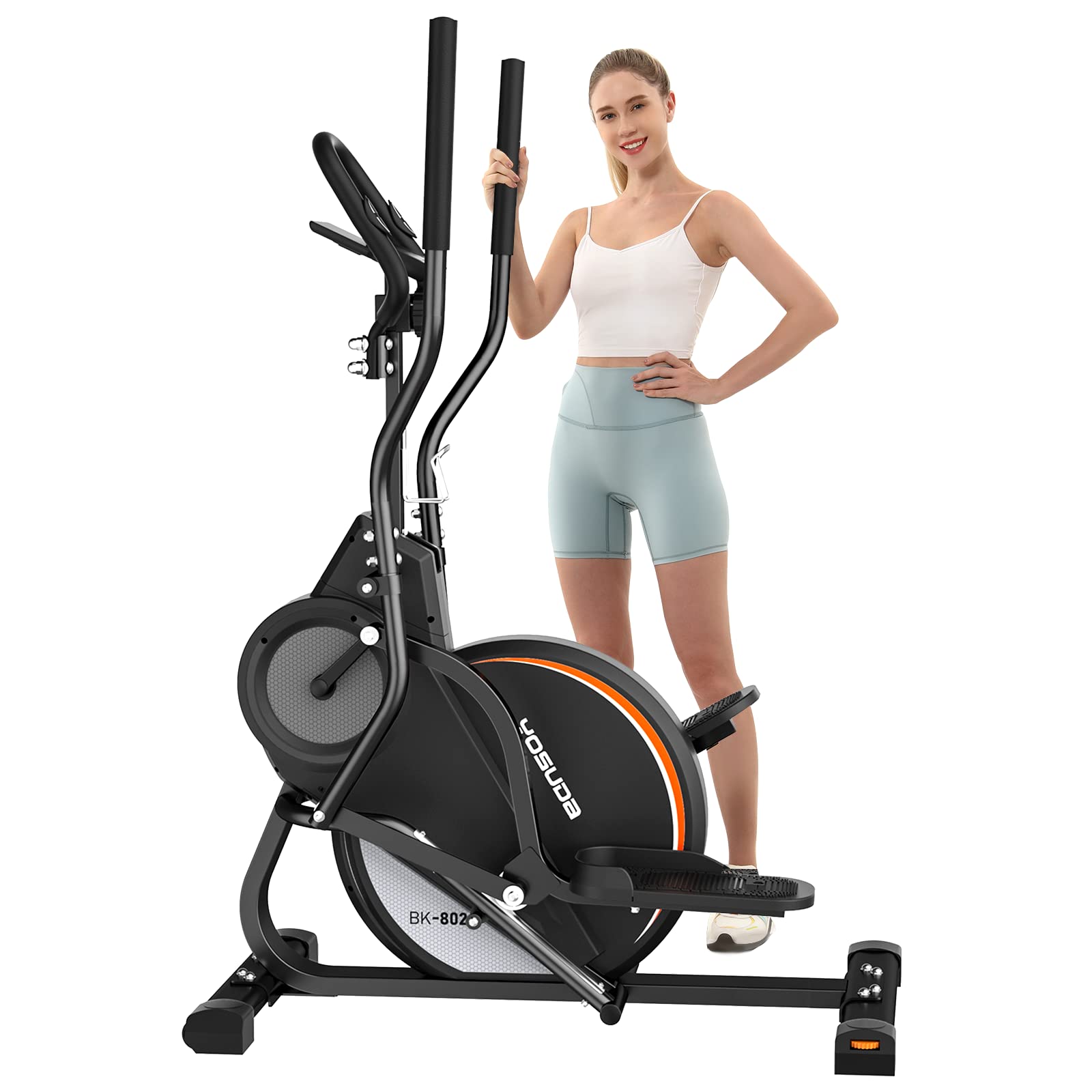 YOSUDA Elliptical Exercise Machine, 3-in-1 (Elliptical + Cardio Climber + Stair Stepper) Elliptical Machine for Home with 45Incl