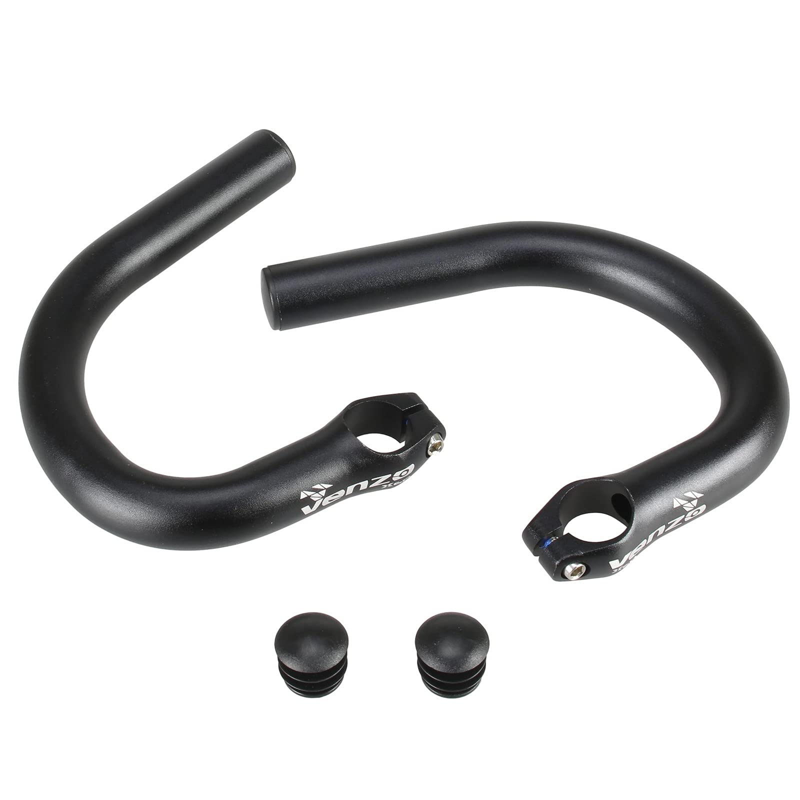 Venzo Road Bicycle Bike Adapter Handlebar Flat Bar To Drop Bar Ends - Mountain Bike To Road Bike Type