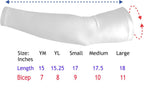 Sportsfarm New! Pink Gray White Digital Camo Arm Sleeve - Moisture Wicking Compression (Youth Large)
