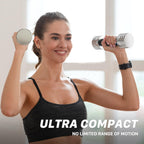Hand Weight Set Of 2 For Women 5Lb Pair (3Lb/4Lb/5Lb) Adjustable Dumbbells With Foam Handles Chrome Home Exercise Gym Workout (S