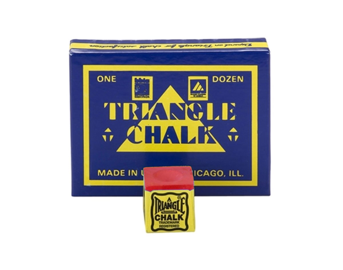 Triangle Chalk- (Box of 12) - Red-