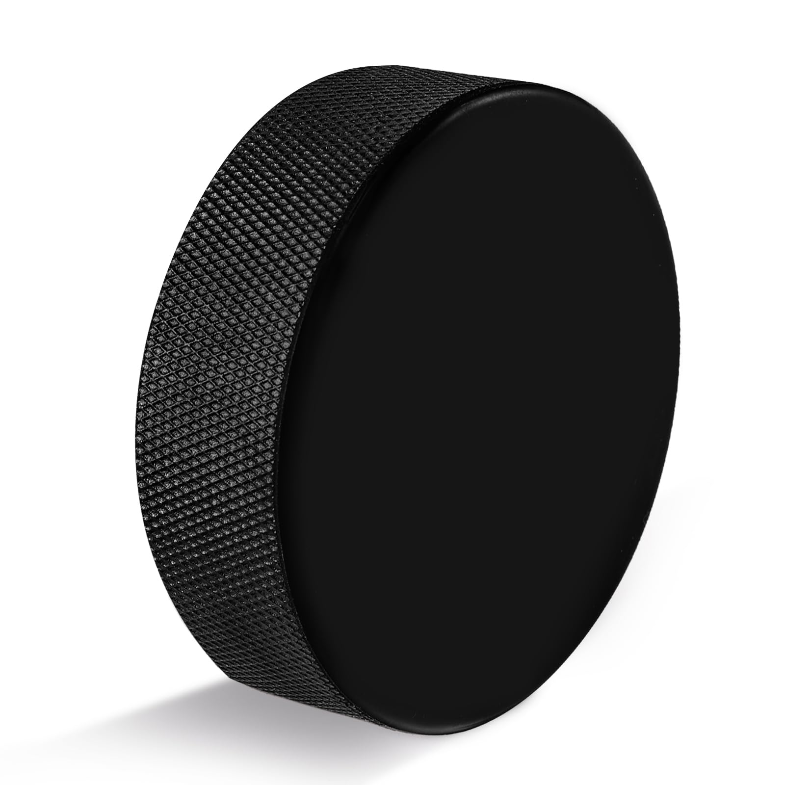 Faswin 18 Pack Ice Hockey Pucks With 3 Reusable Mesh Bag, Official Regulation, Diameter 3'', Thickness 1'', 6Oz, Black
