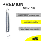 Eurmax Usa 5.5 Inches Trampoline Springs Heavy Duty Stainless Replacement Spring Trampoline Parts With T Hook, 20Pcs-Pack