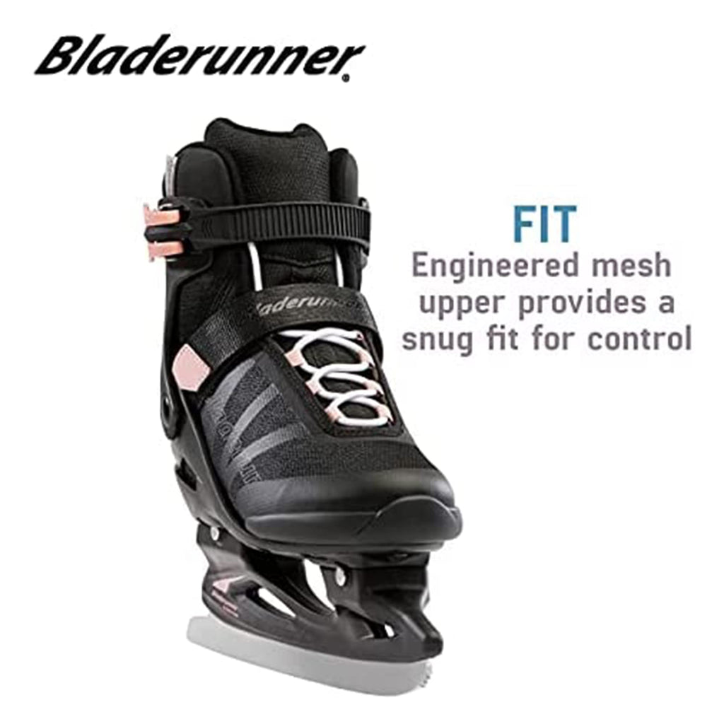 Rollerblade Bladerunner Ice Igniter Womens, Black And Rose Gold, Ice Skates