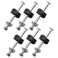 Trampoline Screws MEETOOT 6 Sets M6x75mm Outdoor Galvanized Railing Trampoline Screws Pipe Stability Tool