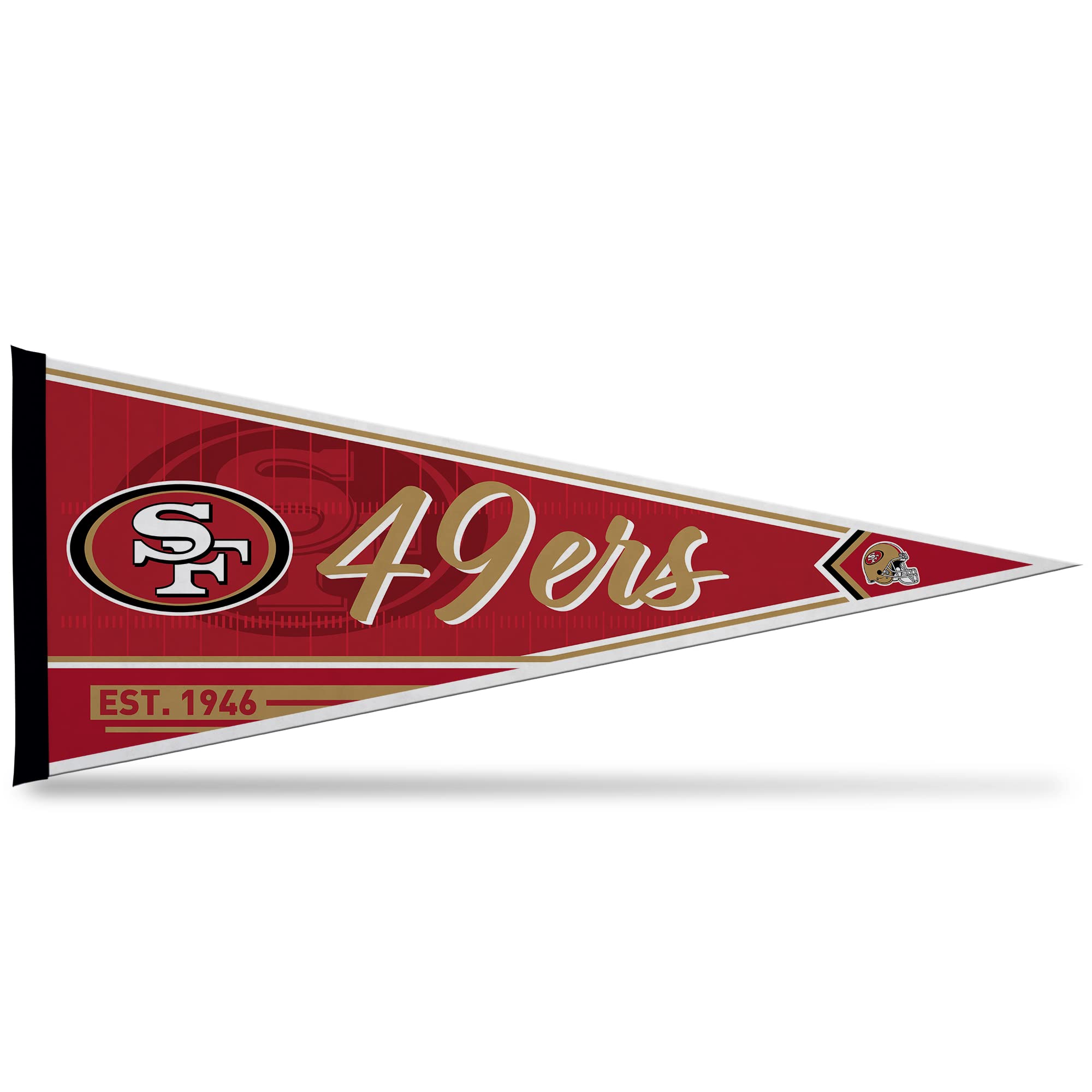 Rico Industries Nfl Football San Francisco 49Ers Classic 12'' X 30'' Felt Wall D  Cor Pennant - Great For Home/Bed Room/Man Cave