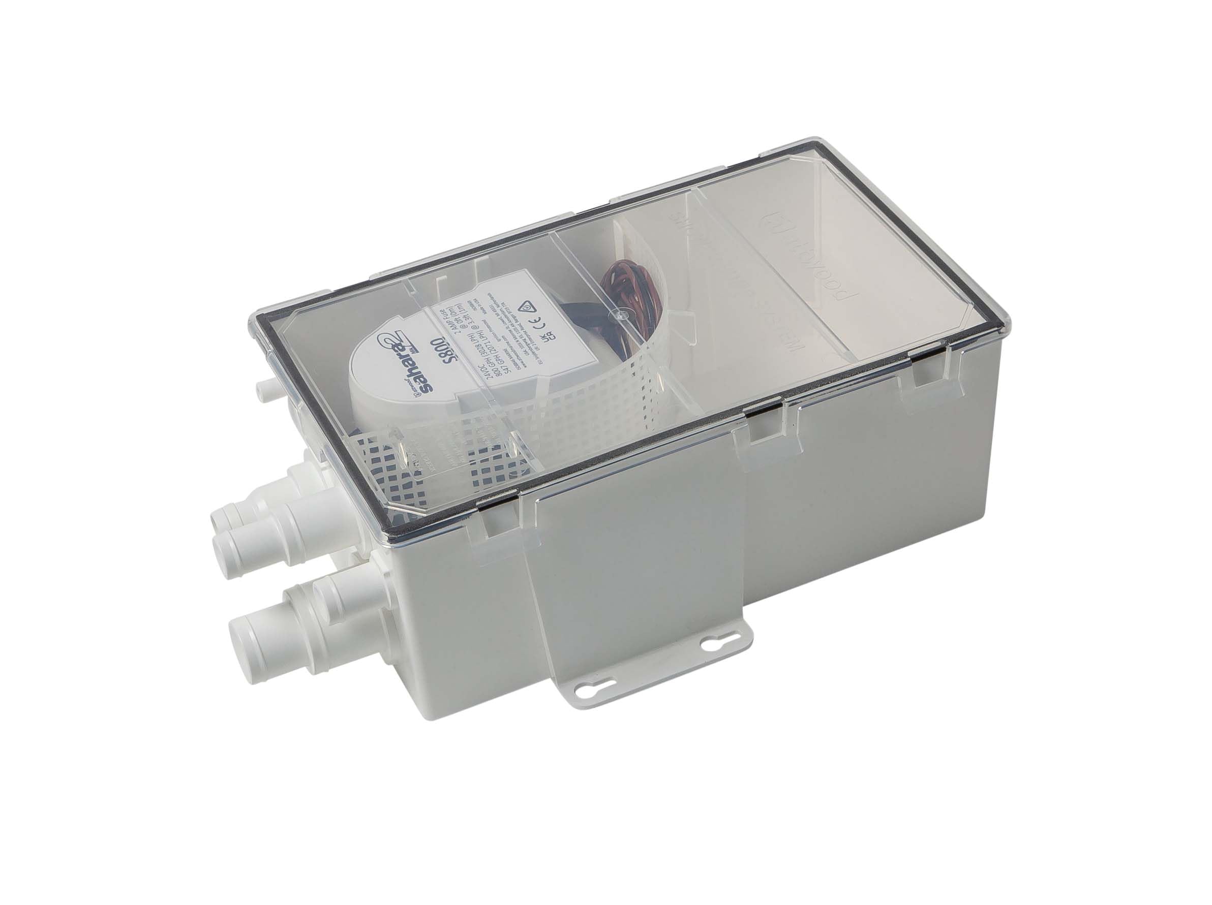 Attwood 5145-4 Marine Shower Sump System MK2, 800 GPH Pump, 24V, Standard Sized Box
