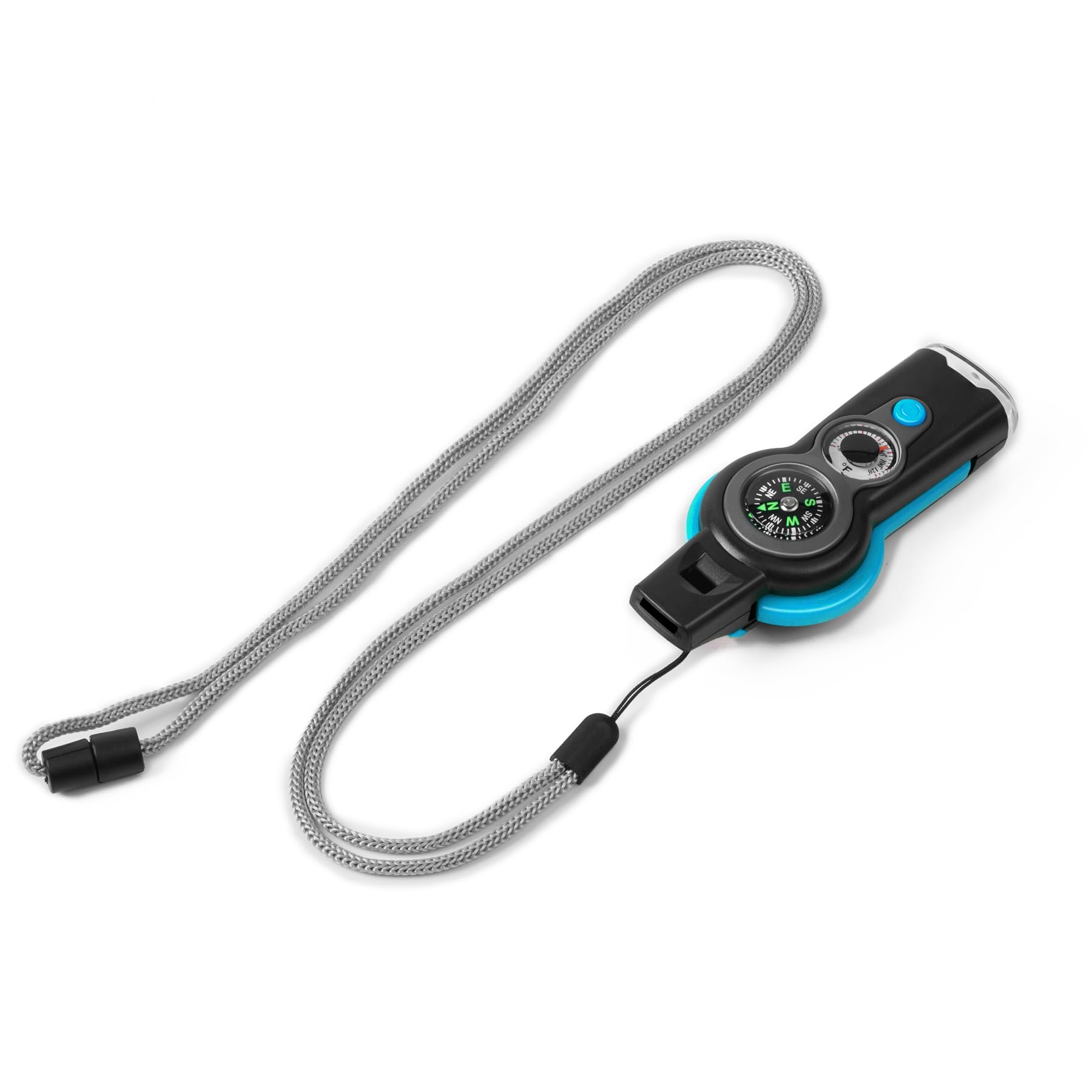 Binboll Emergency Survival Function Whistle, Outdoor Multifunctional Tool Safety Whistle With Lanyard, Ideal For Kayaking, Boati