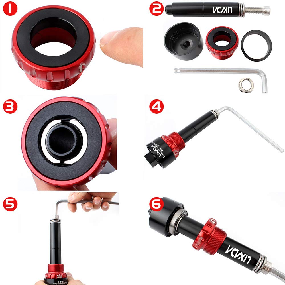 Lixada Bicycle Bottom Bracket Install And Removal Tool Kit Bike Bottom Bracket Remover For Bb86/Bb30/Bb91/Bb92/Pf30