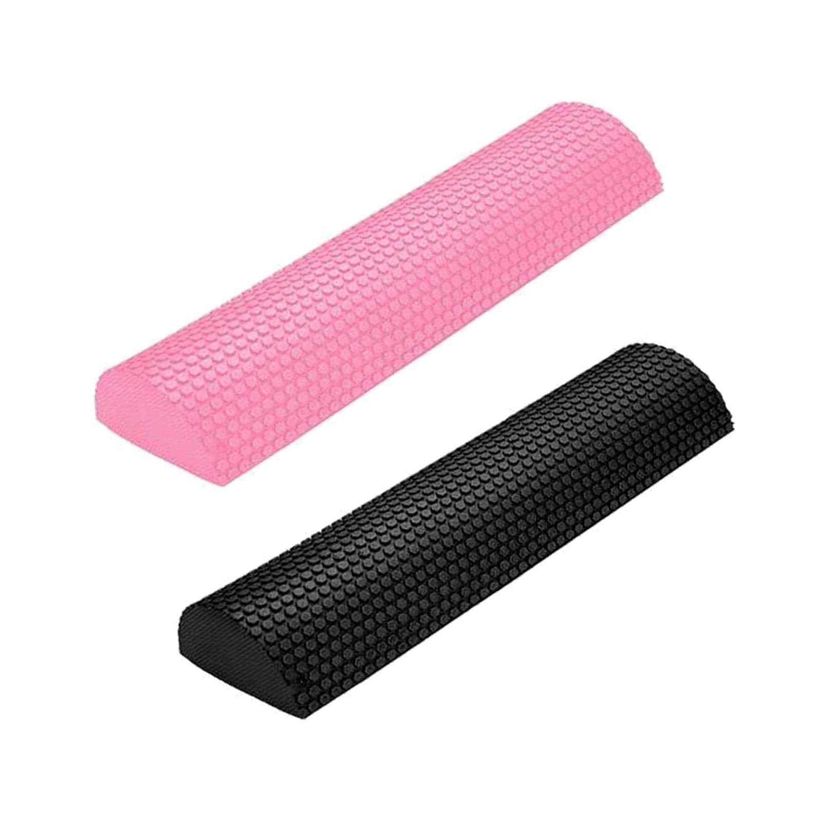 MERISHOPP 2pcs Foam Roller Balance Half Round Yoga Pilates Fitness Yoga| Sports Equipment | Outdoor Sports Gear | Exercise Gear