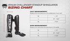 Venum Challenger Standup Shinguards, Black, X-Large